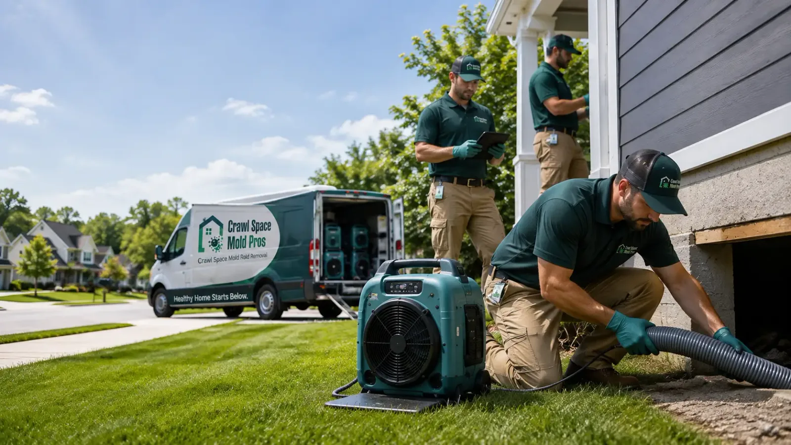 Crawl Space Mold Removal in Hyde Park, MA